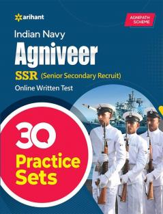 30 Practice Sets Indian Navy Agniveer SSR (Senior Secondary Recruit ) Online Written Test