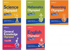 Bloom CAP Olympiad Science Mathematics Reasoning English General Knowledge Class 4 (Set of 5 books)