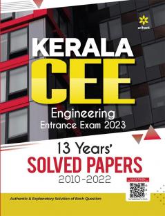 13 Years Solved Papers Kerala CEE Engineering Entrance Exam 2023