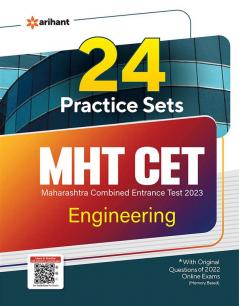 24 Practice Sets MHT CET Engineering Entrance 2023