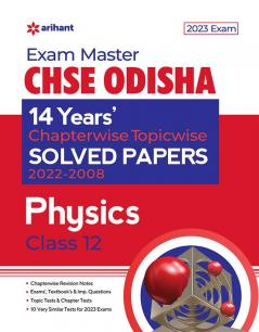 Exam Master CHSE Odisha Physics Class 12 2022-23