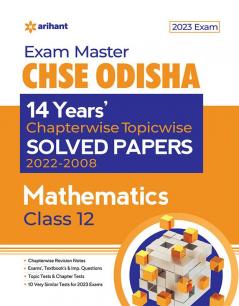 Exam Master CHSE Odisha Mathematics Class 12 2022-23