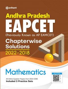 Andhra Pradesh EAPCET Chapterwise Solutions 2022-2018 Mathematics for 2023 Exam