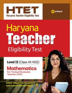 HTET Haryana Teacher Eligibility Test Class (6 - 8) Level 2 Mathematics 2023