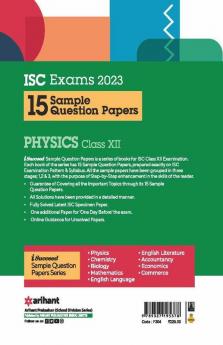 I Succeed Sample ISC Physics 12th