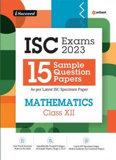I Succeed Sample ISC Mathematics 12th