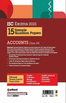 I Succeed Sample ISC Accounts 12th