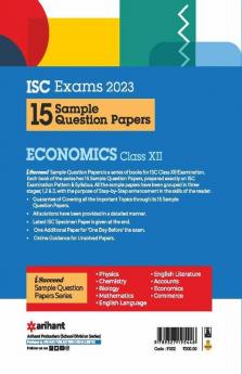 I Succeed Sample ISC Economics 12th
