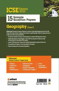 I Succeed Sample ICSE Geography 10th
