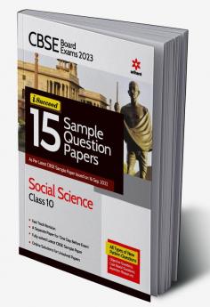 CBSE Board Exam 2023 I-Succeed 15 Sample Question Papers SOCIAL SCIENCE Class 10th