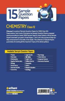CBSE Board Exams 2023 I-Succeed 15 Sample Question Papers CHEMISTRY Class 12th