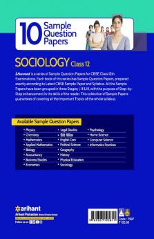CBSE Board Exams 2023 I Succeed 10 Sample Question Paper SOCIOLOGY Class 12