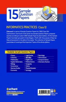 15 Sample Question Papers Information Practices Class 12th CBSE 2019-2023