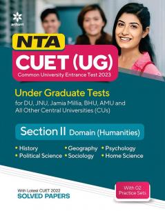 NTA CUET UG 2023 Section 2 Domain Humanities