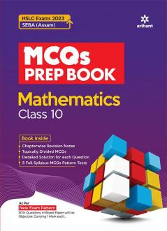 MCQ Prep Book Mathematics Class 10 HSLC Assam 2023