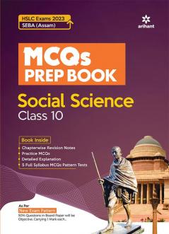 MCQ Prep Book Social Science Class 10 HSLC Assam 2023