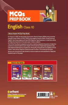 MCQ Prep Book English Class 10 HSLC Assam 2023