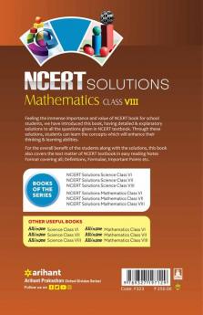 NCERT Solutions Mathematics for class 8th