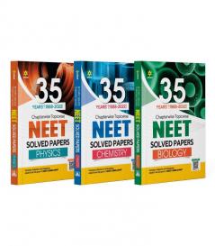 35 Years Chapterwise Solutions NEET Physics Chemistry Biology 2023 ( set of 3 book )