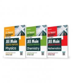 21 Years Chapterwise Topicwise (2023-2002) JEE Main Solved Papers Physics Chemistry Mathematics ( Set of 3 Books )