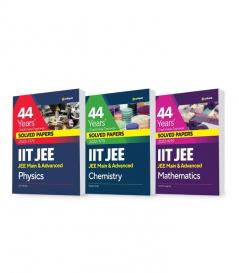 44 Years Chapterwise Topicwise Solved Papers (2022-1979) IIT JEE Mathematics Physics Chemistry ( Set of 3 Books )