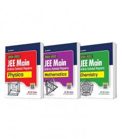 2019-2022 JEE Main Online Solved Papers Physics Chemistry Mathematics ( Set of 3 Books )