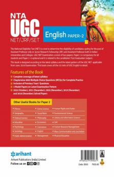 NTA UGC NET/JRF/SET Paper 2 English