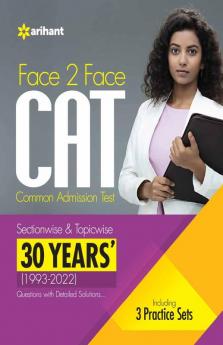 Face To Face CAT 30 Years (1993-2022) Sectionwise & Topicwise solved paper 2023