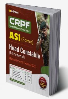 CRPF (Central Reserve Police Force ) ASI (steno) Head Constable (Ministerial) Recruiment Exam 2023