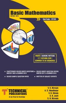 Basic Mathematics for MSBTE I Scheme (I - Common - 22103)
