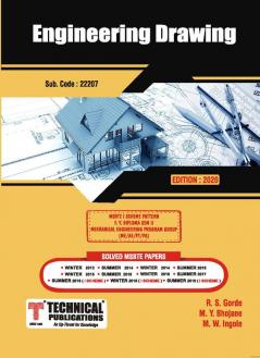 Engineering Drawing for MSBTE I Scheme (II - Mech. - 22207)