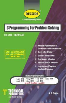 C Programming for Problem Solving