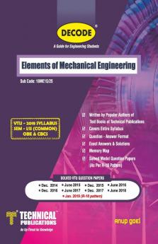 Elements of Mechanical Engineering