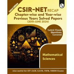 PW CSIR - NET Recap Mathematical Sciences Chapterwise and Yearwise Previous Years Solved Papers (PYQ) Latest 2015 June 24 Exam Questions Covered l DBT - JRF ICMR - JRF IIT JAM