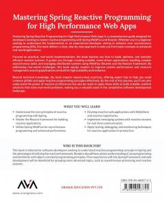 Mastering Spring Reactive Programming for High Performance Web Apps