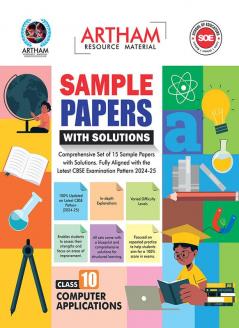 Set of 15 Sample Papers with Solutions Class 10 Computer Application