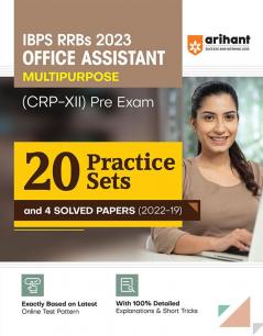 20 Practice Sets for IBPS RRBs Bank Office Assistant Multipurpose Pre Exam 2023