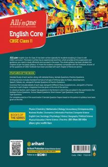 All In One Class 11th English Core for CBSE Exam 2024