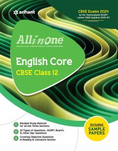 All In One Class 12th English Core for CBSE Exam 2024