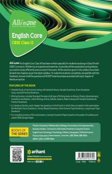 All In One Class 12th English Core for CBSE Exam 2024