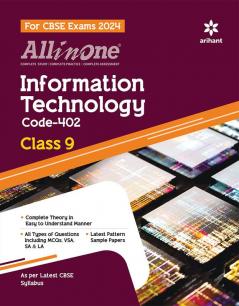 All In One Class 9th Information Technology for CBSE Exam 2024