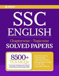 SSC English Chapterwise Topicwise solved Papers