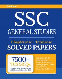 SSC Chapterwise Topicwise Solved Papers General Studies