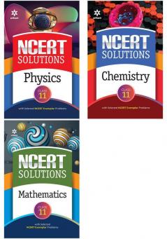 NCERT Solutions Physics Chemistry Mathematics Class 11th ( Combo Set of 3 Books )