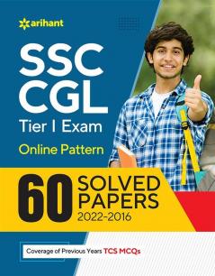 60 Solved Papers SSC CGL Tier 1 Exam (2022-2016)