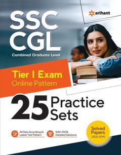 25 Practice Sets SSC CGL Combined Graduate Level Exam Tier 1