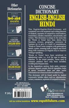Concise English -English - Hindi Dictionary