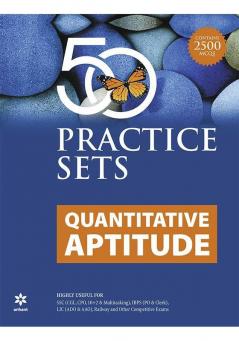 50 Practice Sets Quantitative Aptitude | English Medium