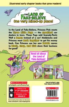 PRINCESS PINK & THE LAND OF FAKE-BELIEVE #03: THE THREE LITTLE PUGS (A BRANCHES BOOK)