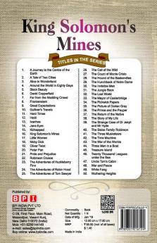 KING SOLOMON'S MINES